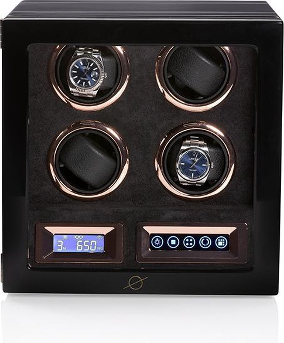 Horlogeopwinder, Watchwinder, Horloge winder box voor 4 automatische uurwerken
