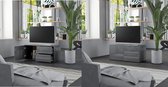 Tv meubilair - Spaanplaat - Hoogglans Grijs - Kast - Designer - Meubel - TV - Woonkamer - Slaapkamer - Nieuwste Collectie