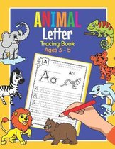 Animal Letter Tracing Book Ages 3 - 5