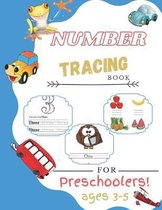 Number tracing book for preschoolers ages 3-5