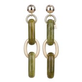 CAMPS & CAMPS - oorhangers - Olive Glow