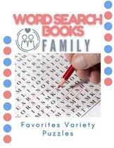 Word Search Books Family Favorites Variety Puzzles
