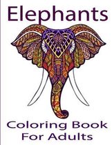 Elephants Coloring Book For Adults