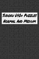 Sudoku,640+ Puzzles Normal And Medium