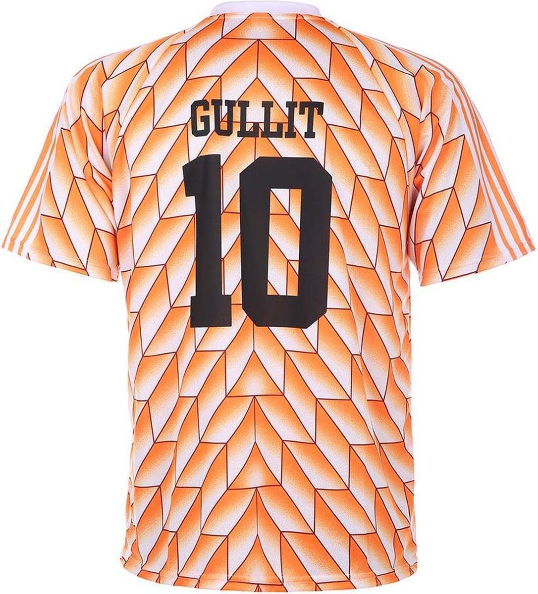 EK 88 Voetbalshirt Gullit 1988 - Oranje - Kids - Senior-L
