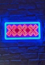 OHNO Woonaccessoires Neon Sign - XXX - Neon Verlichting - Stad