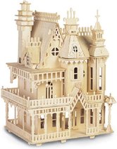 Houten modelbouwpakket - Fantasy villa - 26.8 x 20.5 x 36.5 cm