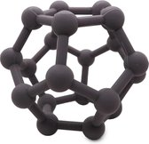 Kushies - Bijtspeelgoed - Siliconen bijtring - Moleculen bal bijtring - Beige
