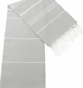 TURKSE HAMMAM PESHTEMAL, SPA,GYM,YOGA,STRAND, ZWEMBAD HANDDOEK, DARK DARK ZILVER % 100 KATOEN {100 cm, 80 cm}