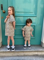 Jurkje zebraprint - kinderkleding - meisjes -  maat 92 - dierenprint - T-shirt dress