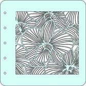 COLST014 Nellie Snellen - Magnetic Stencil - mixed media sjabloon - Colour Set - Flowers 3 - bloemen - bloem
