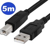 Vues Printerkabel USB-A naar USB-B - 5 Meter - Kabel Voor Printer en Scanner