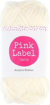 Pink Label Acrylic Ribbon 025 Jasmin - Off white