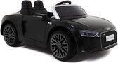 Audi Elektrische Kinderauto R8 Zwart - Accuvoertuig - 12V Accu - Op Afstand Bestuurbaar - Veilig Voor Kinderen