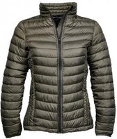 Tee Jays Dames/dames Zepelin Gewatteerd Jasje (Donkere Olijf)