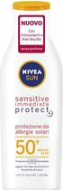 Nivea Sun Zonnebrandcrème Sensitive - Gevoelige huid - immediate protect - Factor 50+