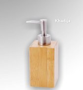 Bamboe zeepdispenser - zeeppompje - 17 cm