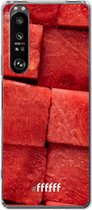 6F hoesje - geschikt voor Sony Xperia 1 III -  Transparant TPU Case - Sweet Melon #ffffff