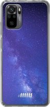 6F hoesje - geschikt voor Xiaomi Redmi Note 10 Pro -  Transparant TPU Case - Star Cluster #ffffff