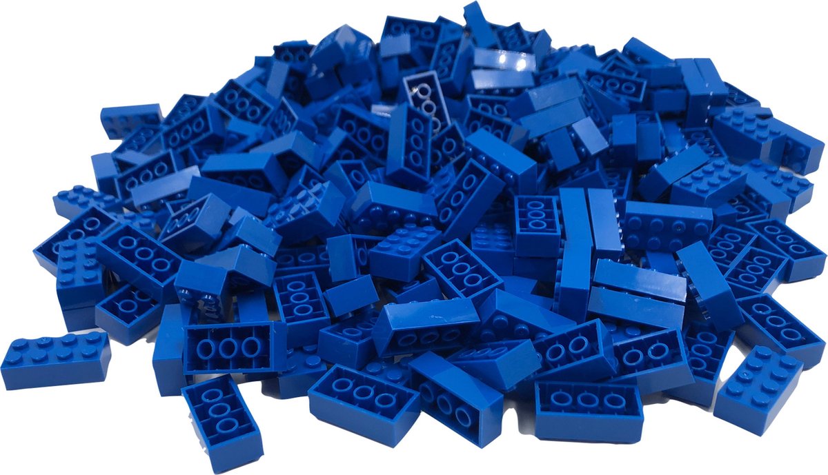100 Bouwstenen 2x4 | Blauw | compatibel met Lego | SmallBricks