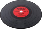 Cosy&Trendy vinyl placemat - Zwart/Rood - Ø 38 cm - Set-12