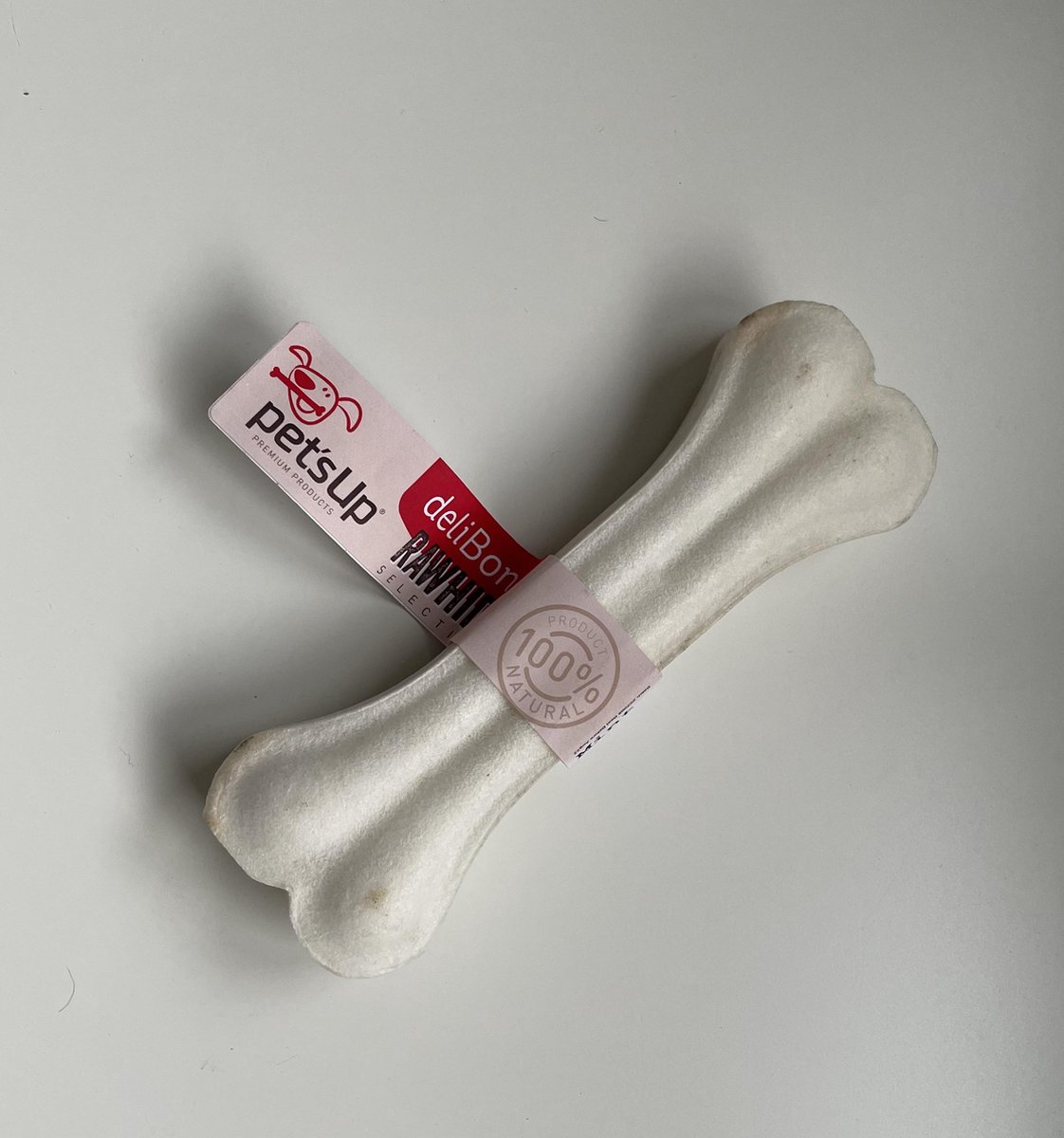 Bravo geperste bot rawhide voor honden 15 cm 2 st.
