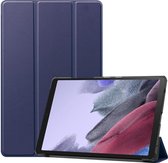 Hoes Geschikt voor Samsung Tab A7 Lite - Perfecte pasvorm - Slaap/Wake functie - Diverse kijkhoeken - Blauw