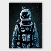 Poster Spaceflies - Dibond - Meerdere Afmetingen & Prijzen | Wanddecoratie - Interieur - Art - Wonen - Schilderij - Kunst