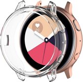 Strap-it TPU case - transparant bescherm hoesje geschikt voor Samsung Galaxy Watch Active 2 40mm - doorzichtige beschermhoes voor Galaxy Watch Active 2 40mm