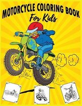 Motorcycle Coloring Book For Kids