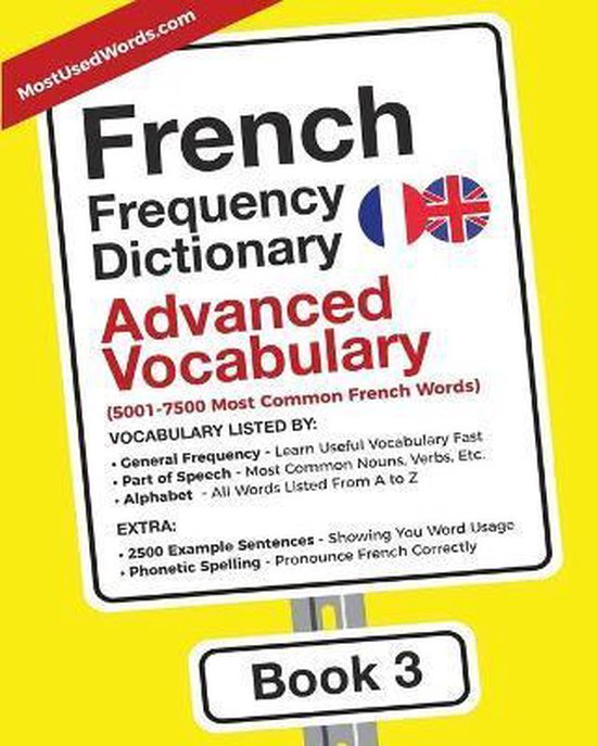 French-English- French Frequency Dictionary - Advanced Vocab ... - cover