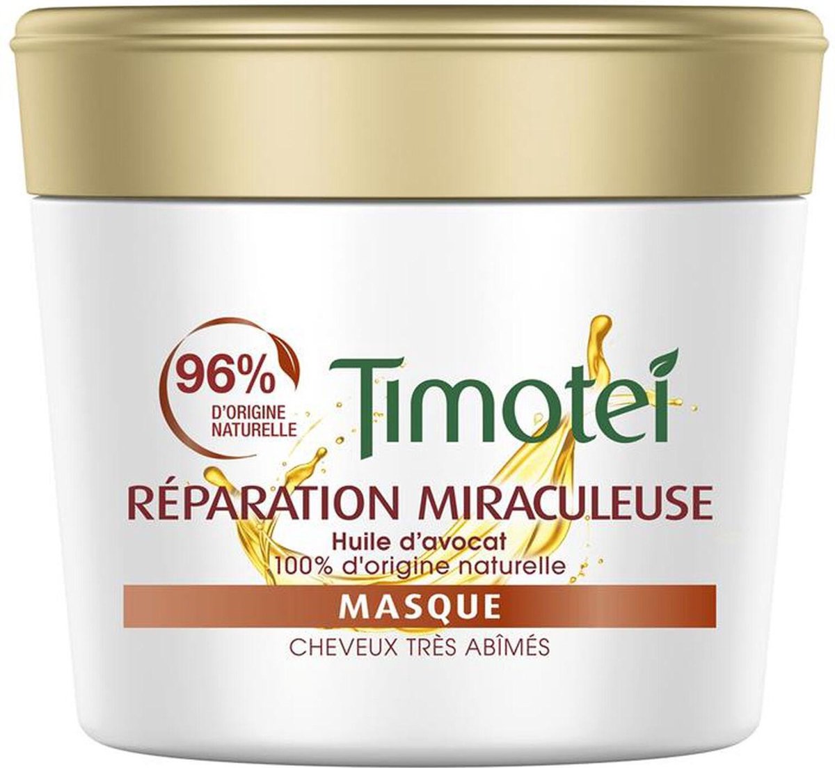 Timotei - Masque capillaire à l'avocat - Réparation Miraculous - 2 x 250 ml  - Pour... | bol.com