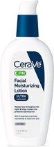 CeraVe PM Hydraterende gezichtslotion | Nachtcrème met hyaluronzuur en niacinamide | Ultralichte, olievrije vochtinbrengende gezichtscrème voor gezicht