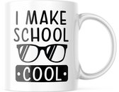 Mok I make school cool | Juf Bedankt Cadeau | Meester Bedankt Cadeau | Leerkracht Bedankt Cadeau | Einde schooljaar Bedankt Cadeau