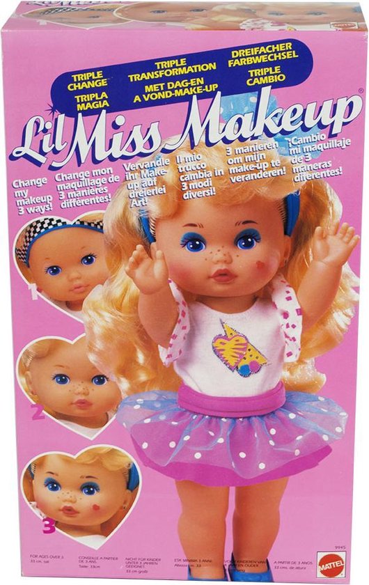 LIL MISS MAKEUP POP - 30 cm - Mattel - pop met alle toebehoren | bol.com