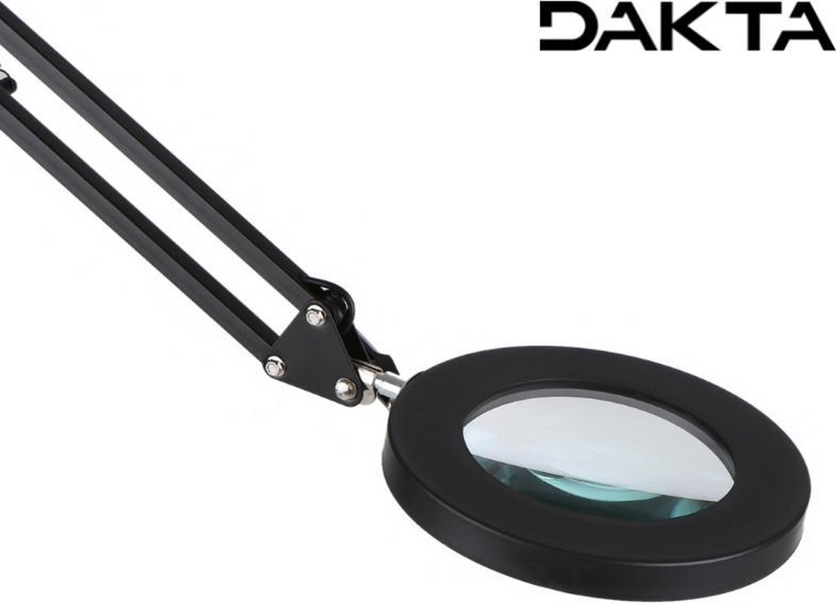 Dakta® Loeplamp Bureaulamp met Vergrootglas LED