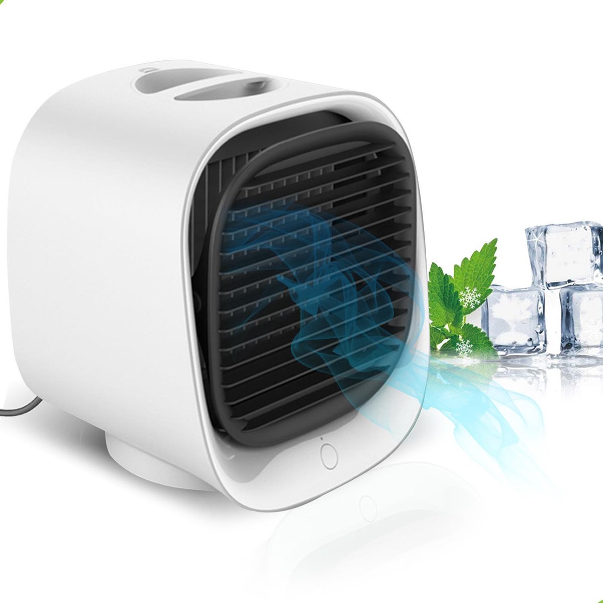 Exclusive by TW Aircooler - Ventilator - Airco - Mobiele Airco - Tafelventilator - Aircooler - Luchtkoeler - Wit