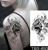 Tijdelijke Tattoo | nep tattoo |Bloem Tatoeage | Tatoeages |Rozentatoeage |Tiger tattoo