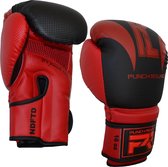 Gants de boxe Punch Round SLAM Matte Carbon Black Red 18 oz