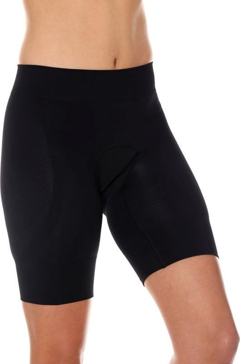 Brubeck | Dames Seamless Fietsbroek Kort - Anatomisch gevormde Zeem - L
