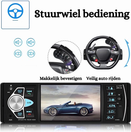 Un autoradio 1 DIN avec CarPlay et Android Auto à petit prix chez Hikity