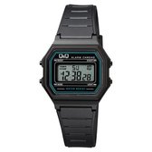 Digitaal horloge van Q&Q model m173j011y water resist , stopwatch, calender ,alarm , backlight, enz