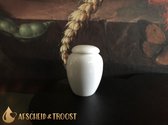 Urnen - Urn - Mini urn - Familie - Crematie - Herinnering - Uniek- Wit - Herdenken - Dierbare - Afscheid & Troost - AF-TCB23