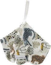 Cottonbaby speendoekje soft - jungle - jungleprint - dieren - speendoekje - speen - speentje - bibs - Frigg - baby - jungle - wit/multicolor  - doekje