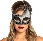 Boland - Oogmasker Venice fiamma assorti - Volwassenen - Showgirl - Glamour - Carnaval accessoire - Venetiaans masker