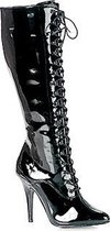 Pleaser Kniehoge laarzen -42 Shoes- SEDUCE-2020 US 12 Zwart