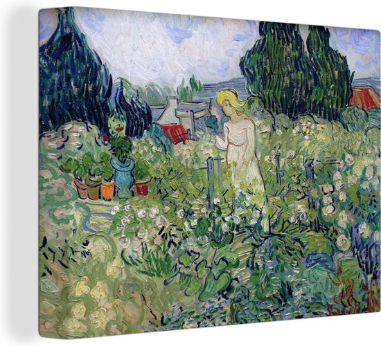 Peintures sur toile - Marguerite Gachet dans le jardin - Vincent van Gogh - 120x90 cm - Art Décoration murale