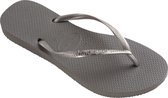 Havaianas Slim Meisjes Slippers - Grijs - Maat 25/26