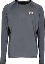 Newline Longsleeve  Sportshirt - Maat S  - Mannen - grijs/zwart