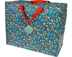XXL tas/ Jumbo Shopper Elfjes in de tuin
